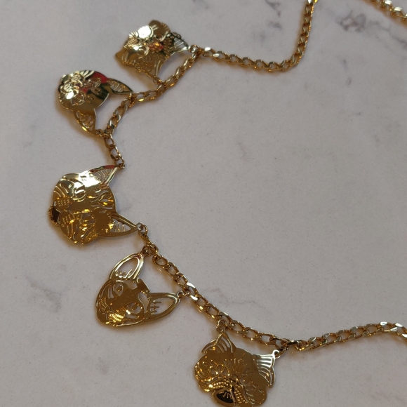 New Vintage Wild Bryde cat necklace. - Picture 7 of 7